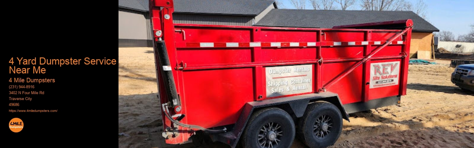 4 Yard Dumpster Service Near Me
