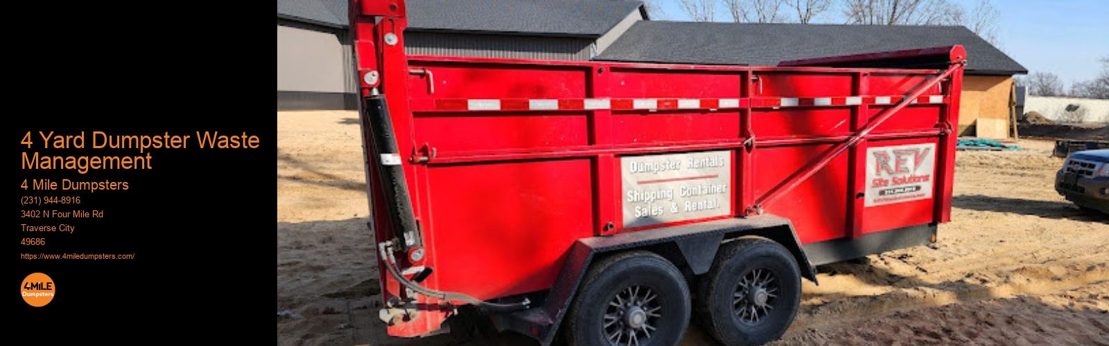 4 Yard Dumpster Waste Management