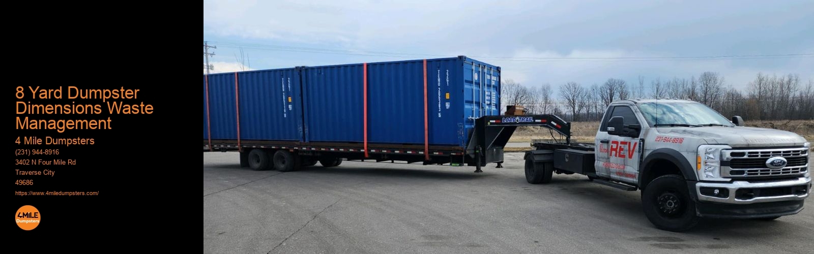 8 Yard Dumpster Dimensions Waste Management