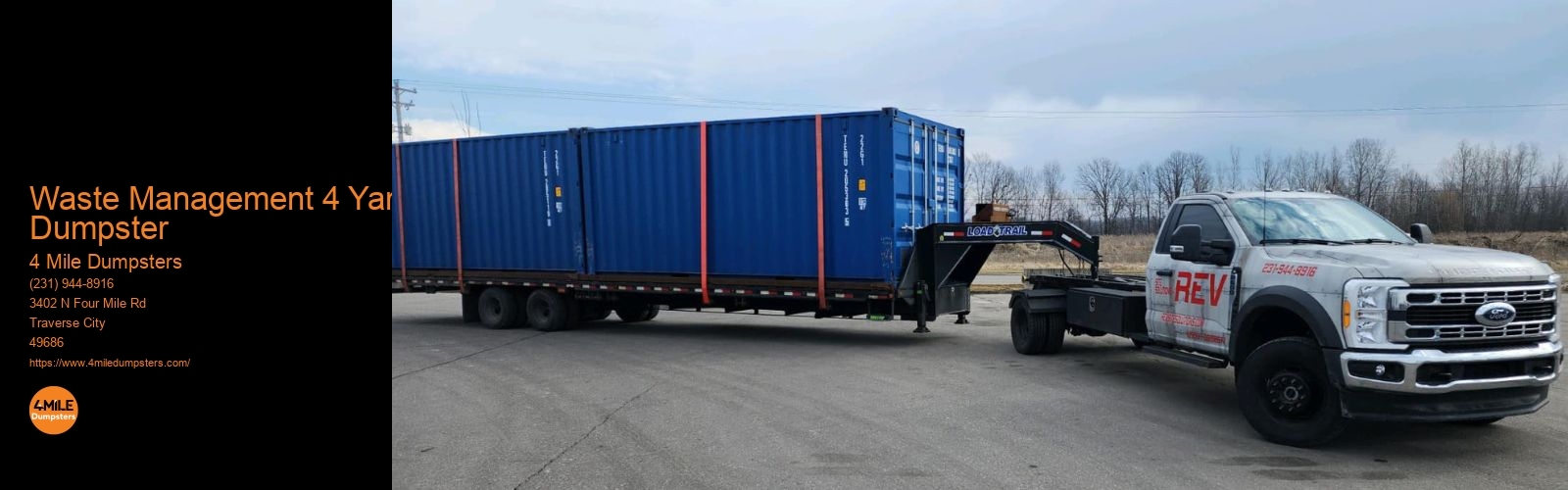 Waste Management 4 Yard Dumpster
