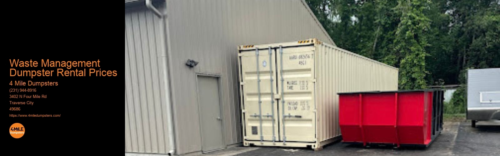 Waste Management Dumpster Rental Prices