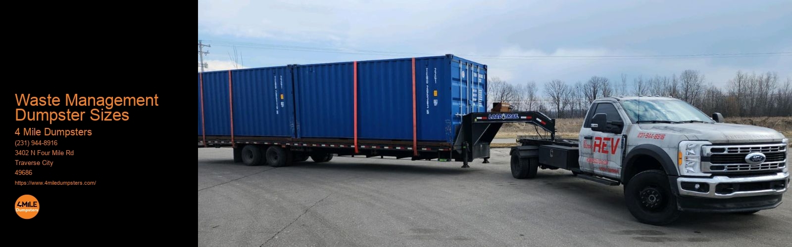 Waste Management Dumpster Sizes