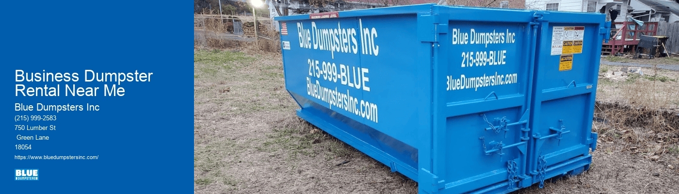 Business Dumpster Rental Near Me