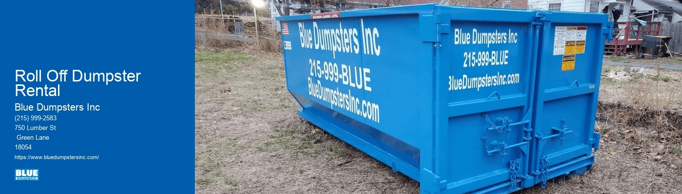 Roll Off Dumpster Rental