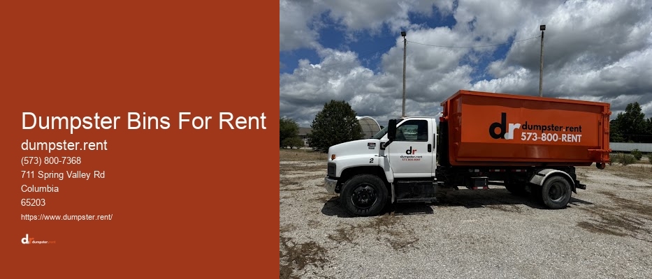 Dumpster Bins For Rent