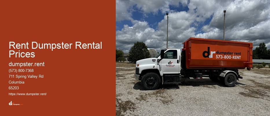 Rent Dumpster Rental Prices