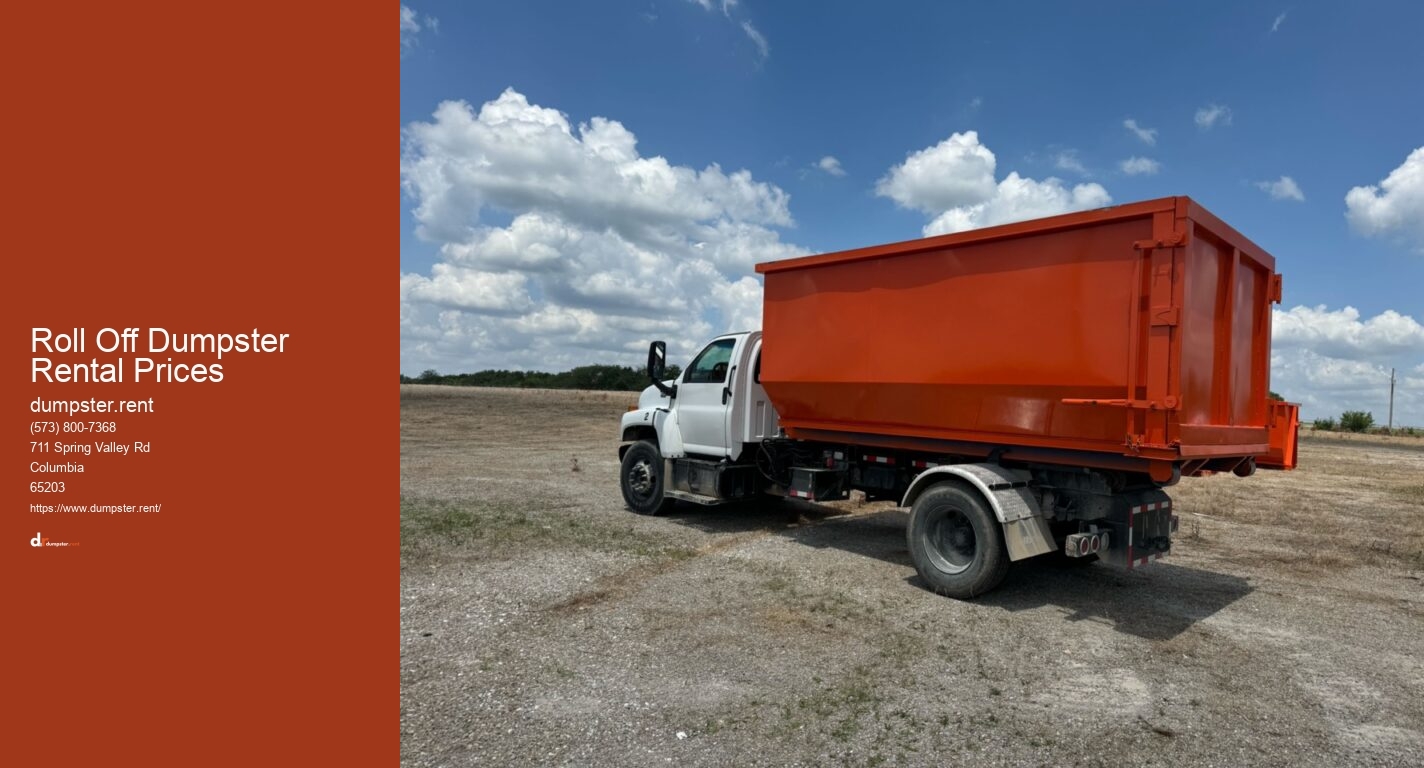 Cost Of Dumpster Rental Waste Management